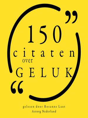 cover image of 100 citaten over geluk